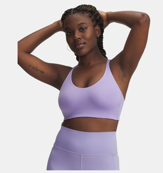 Mor Kadın UA Motion Low Spor Sütyeni