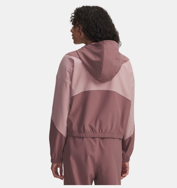 Kahverengi Kadın UA Rival Woven Kapüşonlu Ceket