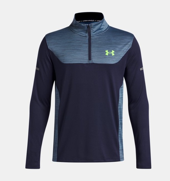 Mavi Erkek Çocuk UA Tech Utility 1/4 Fermuarlı Sweatshirt