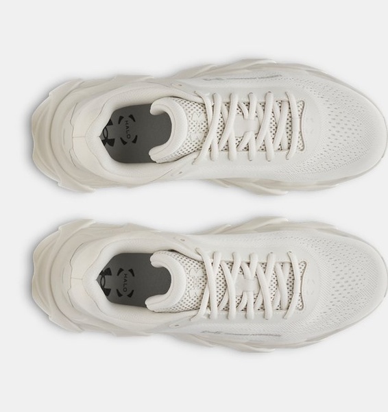 Beyaz Erkek UA Halo Runner Koşu Ayakkabısı