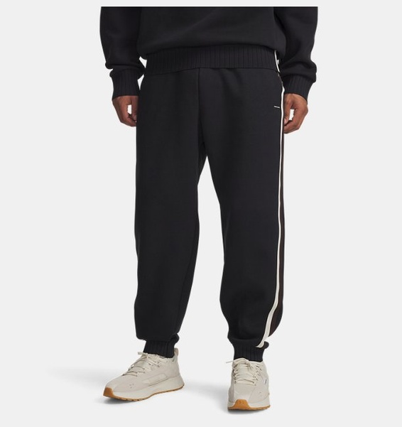Siyah Erkek UA Icon Heavy Rib Jogger Eşofman Altı