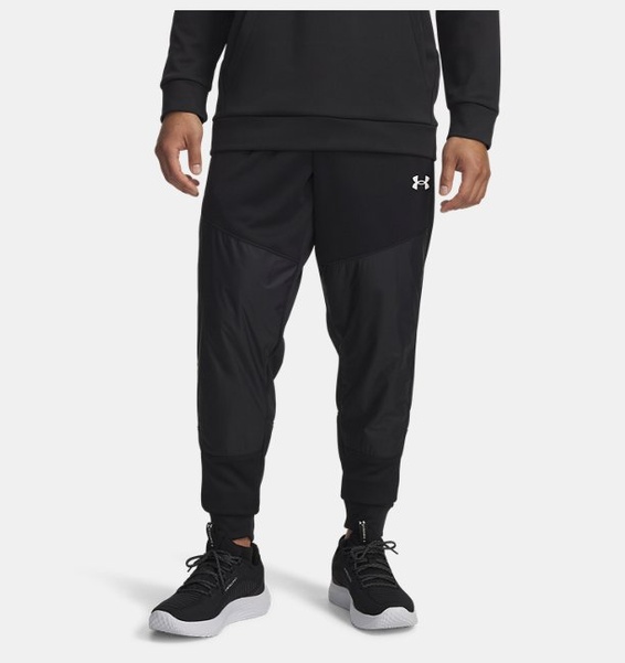 Siyah Erkek UA Armour Fleece Pro Utility Eşofman Altı