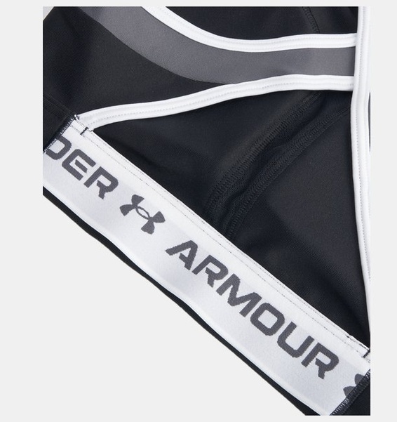 Siyah Kadın UA Crossback Mid Open Back Spor Sütyeni