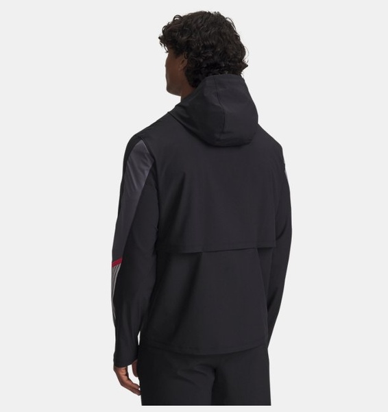 Siyah Erkek UA Velociti Storm Kapüşonlu Ceket