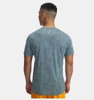 Erkek UA Launch Camo Kısa Kollu T-Shirt