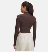 Kadın UA Meridian Suede Effect Uzun Kollu T-Shirt