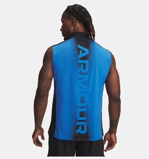 Mavi Erkek UA HeatGear Wordmark Atlet