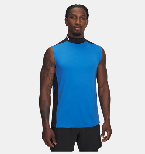 Mavi Erkek UA HeatGear Wordmark Atlet