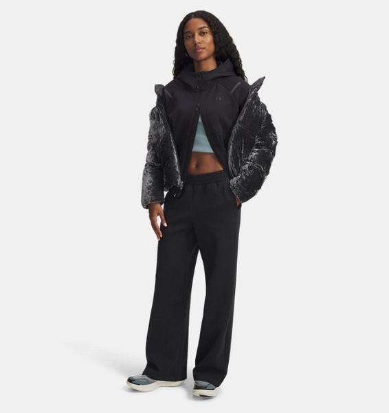 Siyah Kadın UA Unstoppable Fleece Eşofman Altı