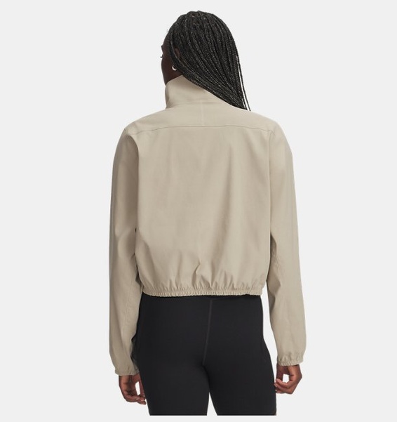 Kahverengi Kadın UA Unstoppable Woven Pullover Sweatshirt