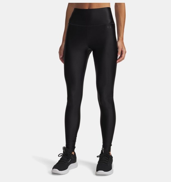 Siyah Kadın UA Motion Shine Bilekte Tayt