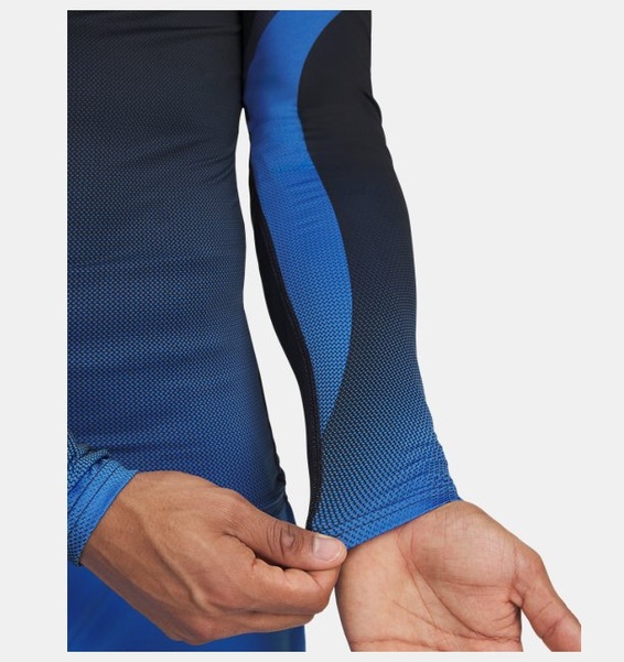 Mavi Erkek UA Heatgear Sub Crew Uzun Kollu T-Shirt