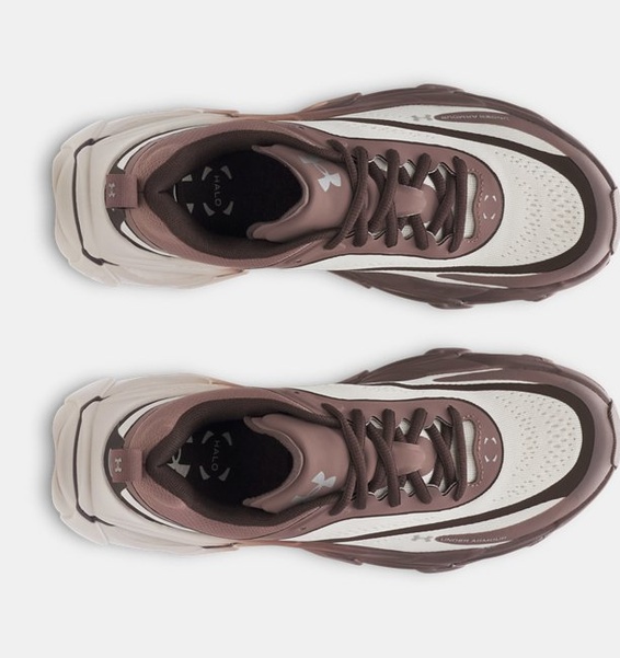 Beyaz Kadın UA Halo Racer Koşu Ayakkabısı