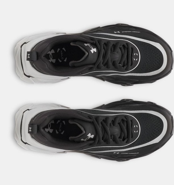 Siyah Kadın UA Halo Racer Koşu Ayakkabısı