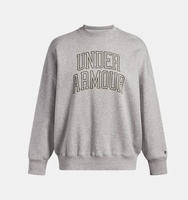 Kadın UA Rival Fleece Oversize Varsity Crew Sweatshirt