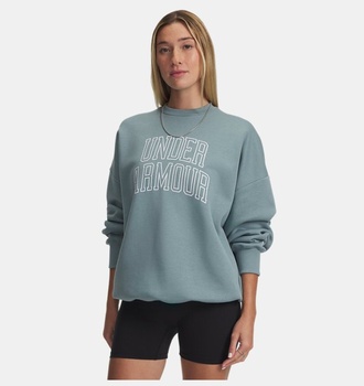 Kadın UA Rival Fleece Oversize Varsity Crew Sweatshirt