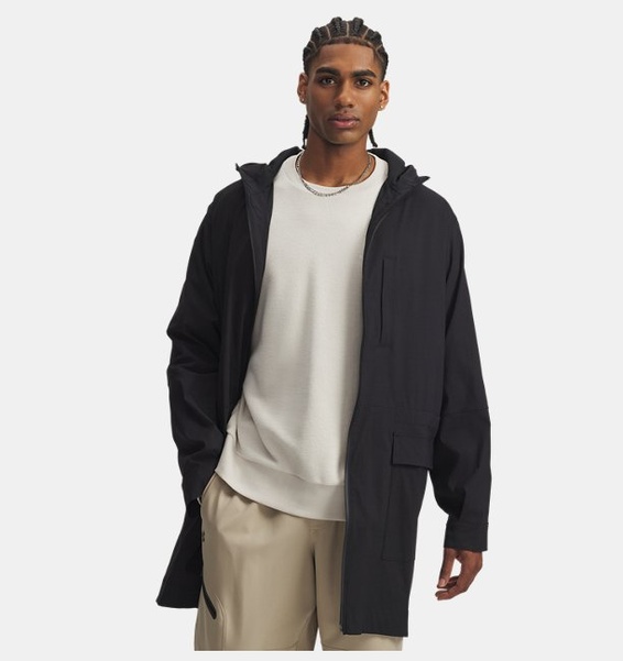 Siyah Erkek UA Unstoppable TXTR Uzun Ceket