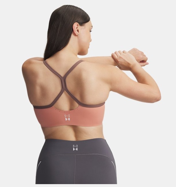 Pembe Kadın UA Halo Bonded Spor Sütyeni