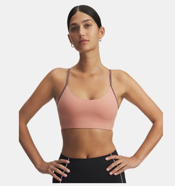 Pembe Kadın UA Halo Bonded Spor Sütyeni