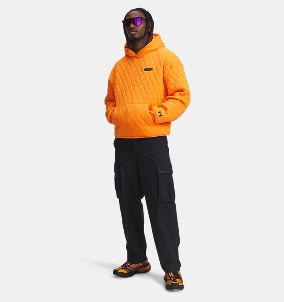 Turuncu Erkek UA X Mansory Heavyweight Fleece Kapüşonlu Sweatshirt