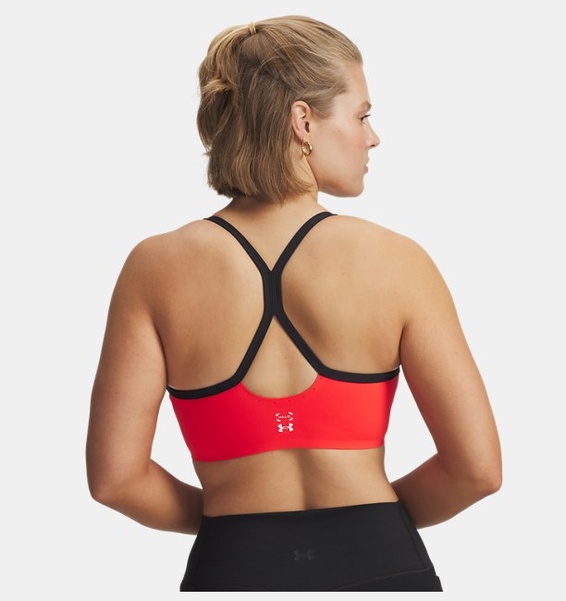 Kırmızı Kadın UA Halo Bonded Spor Sütyeni