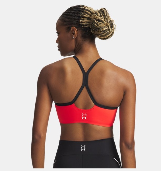 Kırmızı Kadın UA Halo Bonded Spor Sütyeni