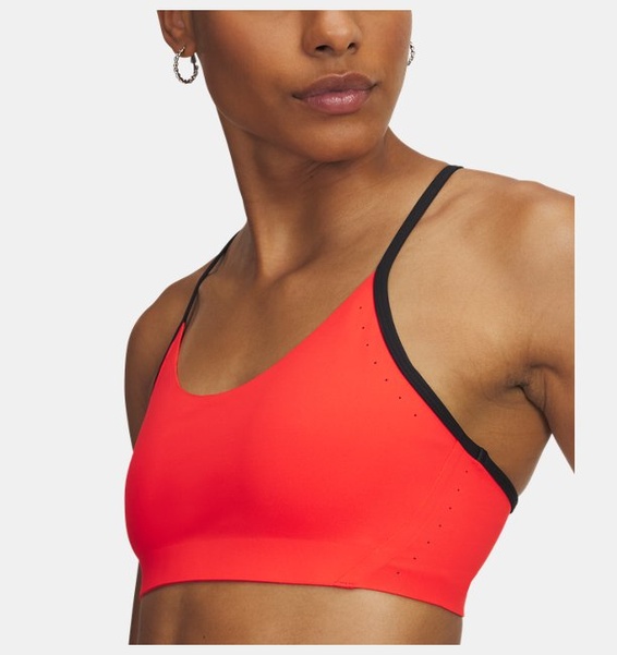 Kırmızı Kadın UA Halo Bonded Spor Sütyeni