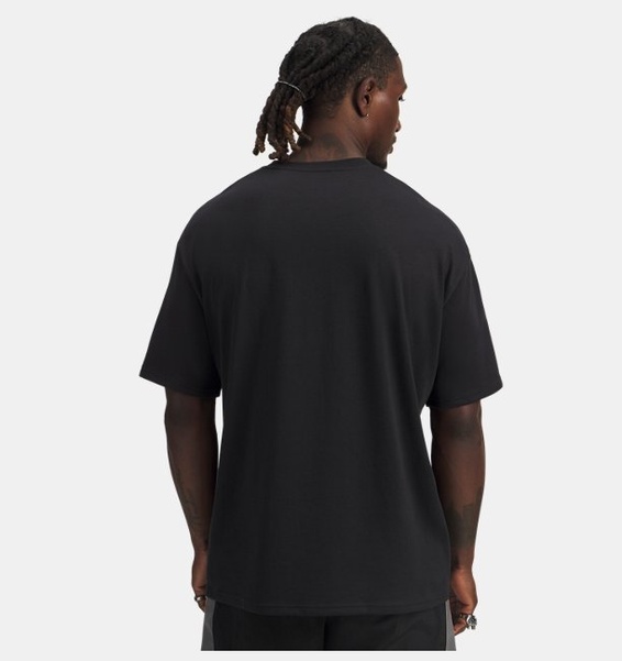 Siyah Erkek UA X Mansory Heavyweight Racing Kısa Kollu T-Shirt