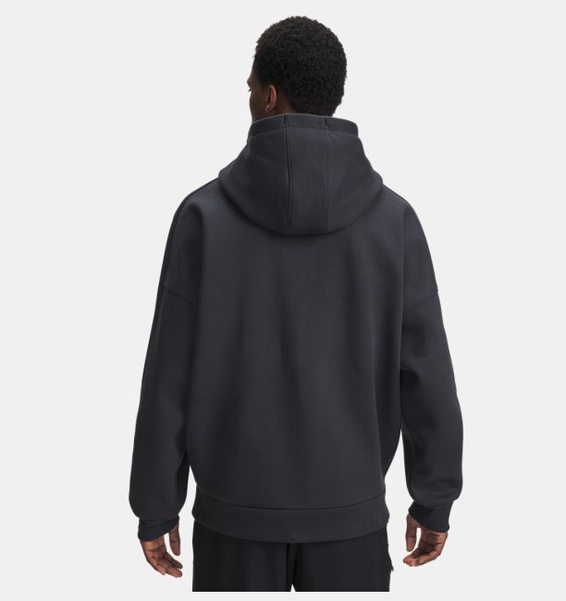 Gri Erkek UA Icon Heavyweight Colorblocked Kapüşonlu Sweatshirt