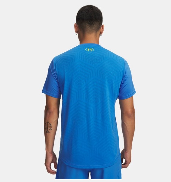 Mavi Erkek UA Challenger Pro Kısa Kollu T-Shirt