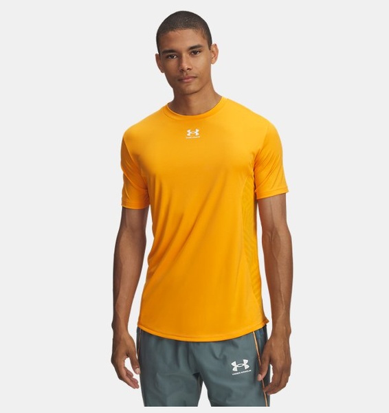 Turuncu Erkek UA Challenger Pro Kısa Kollu T-Shirt