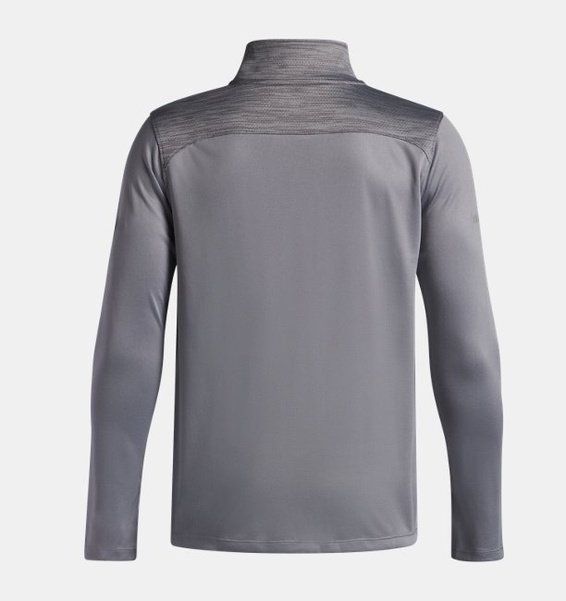 Gri Erkek Çocuk UA Tech Utility 1/4 Fermuarlı Sweatshirt