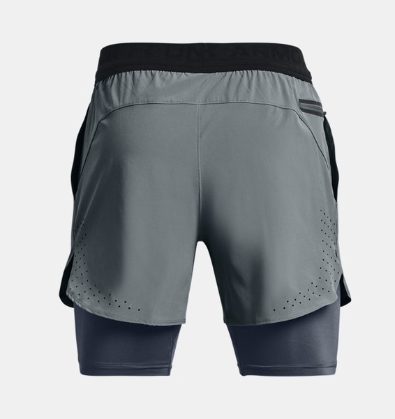 Gri Erkek UA Vanish Elite 2in1 Şort