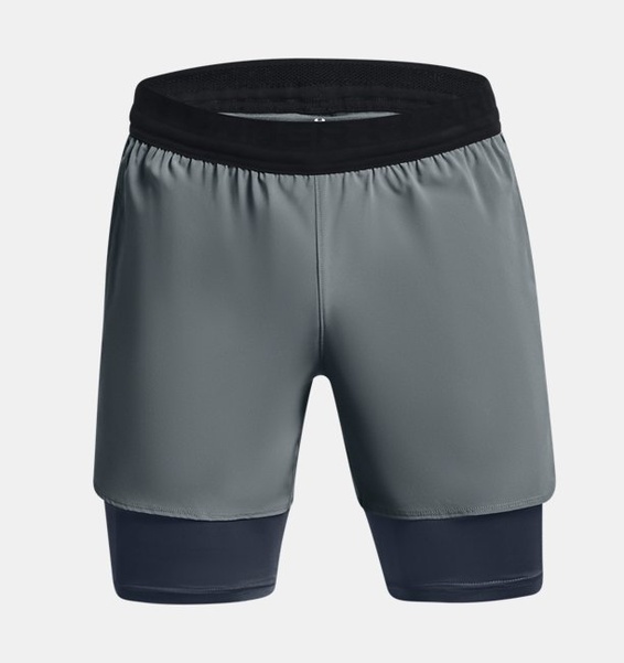 Gri Erkek UA Vanish Elite 2in1 Şort