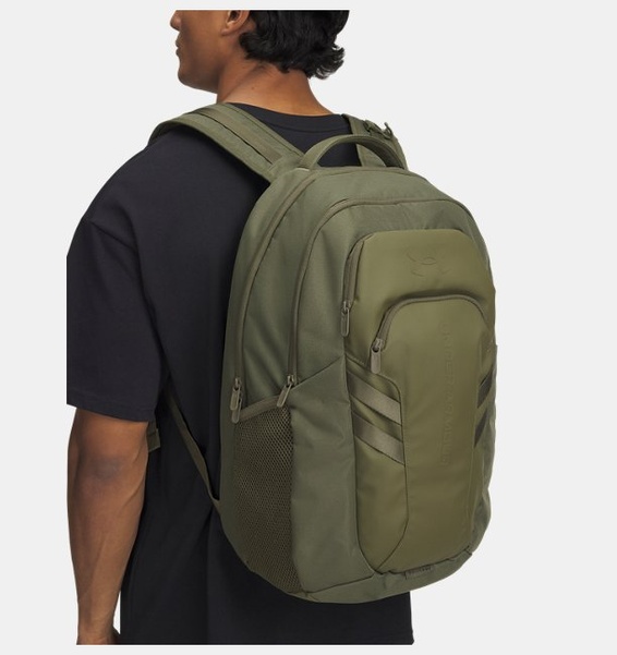 Yeşil Unisex UA Hustle 6.0 Pro Sırt Çantası