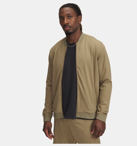 Petrol Mavisi Erkek UA Meridian Bomber Ceket