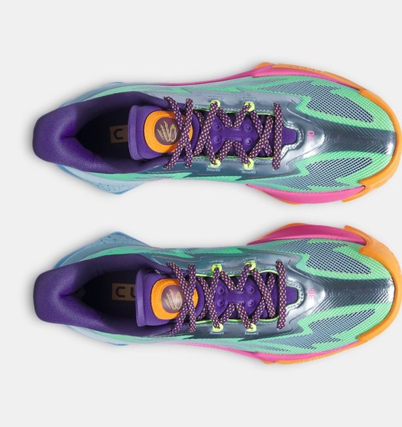 Mavi Erkek UA Curry Series 7 Basketbol Ayakkabısı