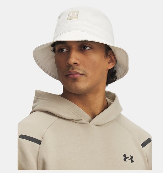 Beyaz Erkek UA Sportstyle Bucket Şapka