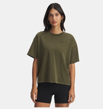 Kadın UA Heavyweight Boxy Wash Kısa Kollu T-Shirt