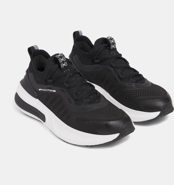 Siyah Çocuk UA GS Phantom 4 Günlük Ayakkabı