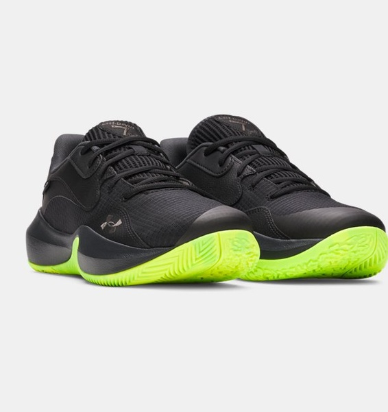 Siyah Erkek UA Lockdown 7 Low Basketbol Ayakkabısı