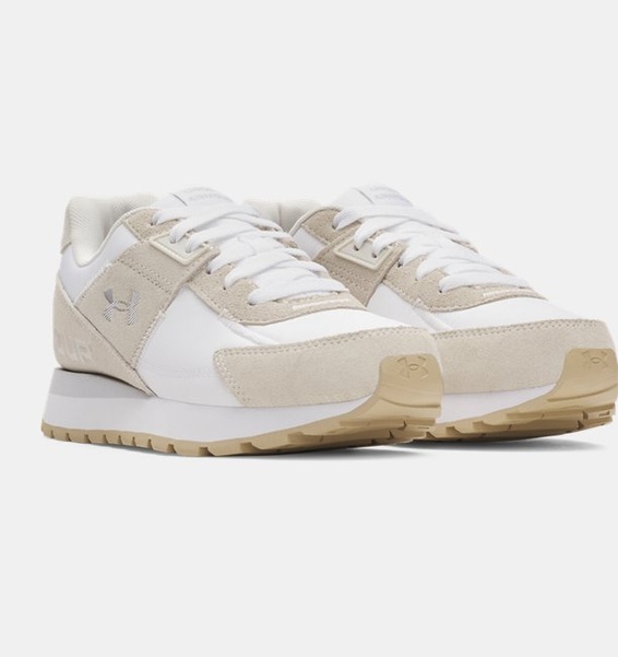 Beyaz Kadın UA Essential Runner Günlük Ayakkabı