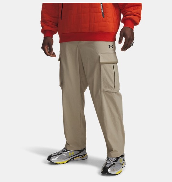 Kahverengi Erkek UA Unstpble TXTR Woven Cargo Eşofman Altı