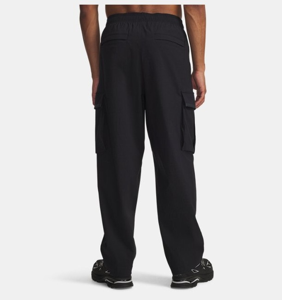 Siyah Erkek UA Unstpble TXTR Woven Cargo Eşofman Altı