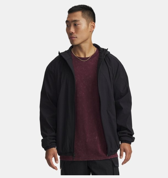 Siyah Erkek UA Unstoppable TXTR Woven Ceket