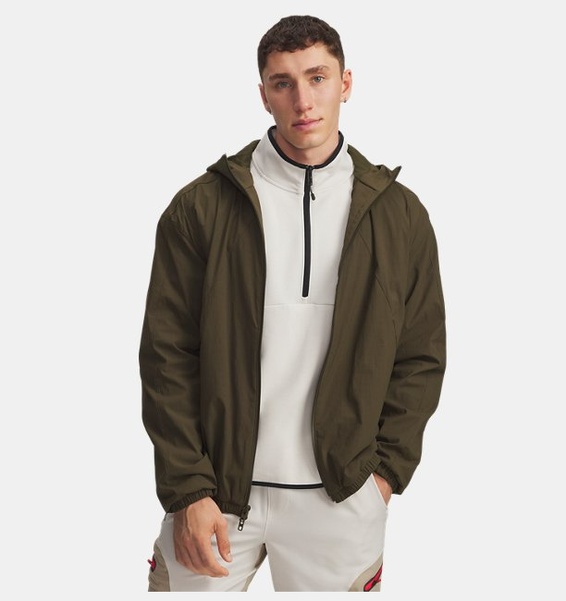 Yeşil Erkek UA Unstoppable TXTR Woven Ceket