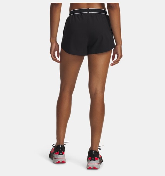 Siyah Kadın UA Halo Run Şort