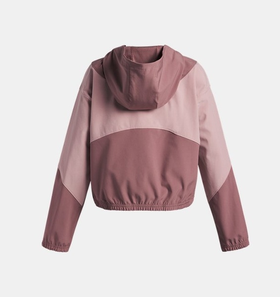 Kahverengi Kız Çocuk UA Rival Woven Kapüşonlu Ceket