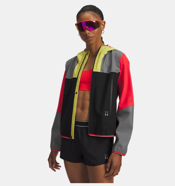 Kadın UA Halo Run Ceket Sarı