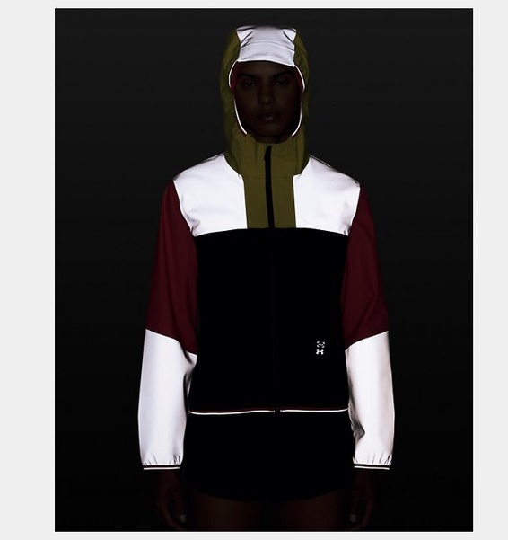 Sarı Kadın UA Halo Run Ceket